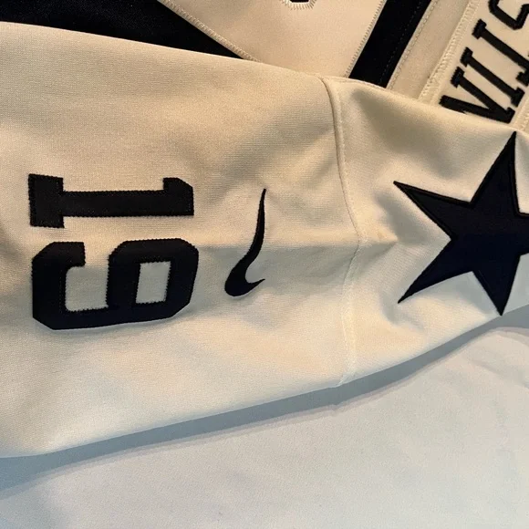 Nike Dallas Cowboys Miles Austin #19 Blue On-Field NFL Jersey Boys Medium - Picture 11 of 11